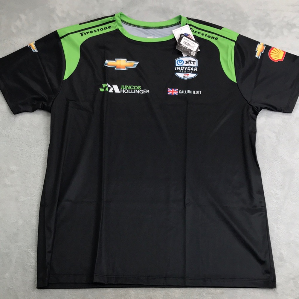 Callum Iiott  Indy Car Drivers Shirt Size Large New